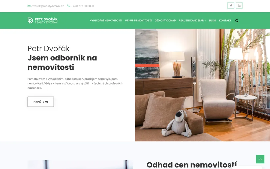 Web Nemovitosti Dvořák